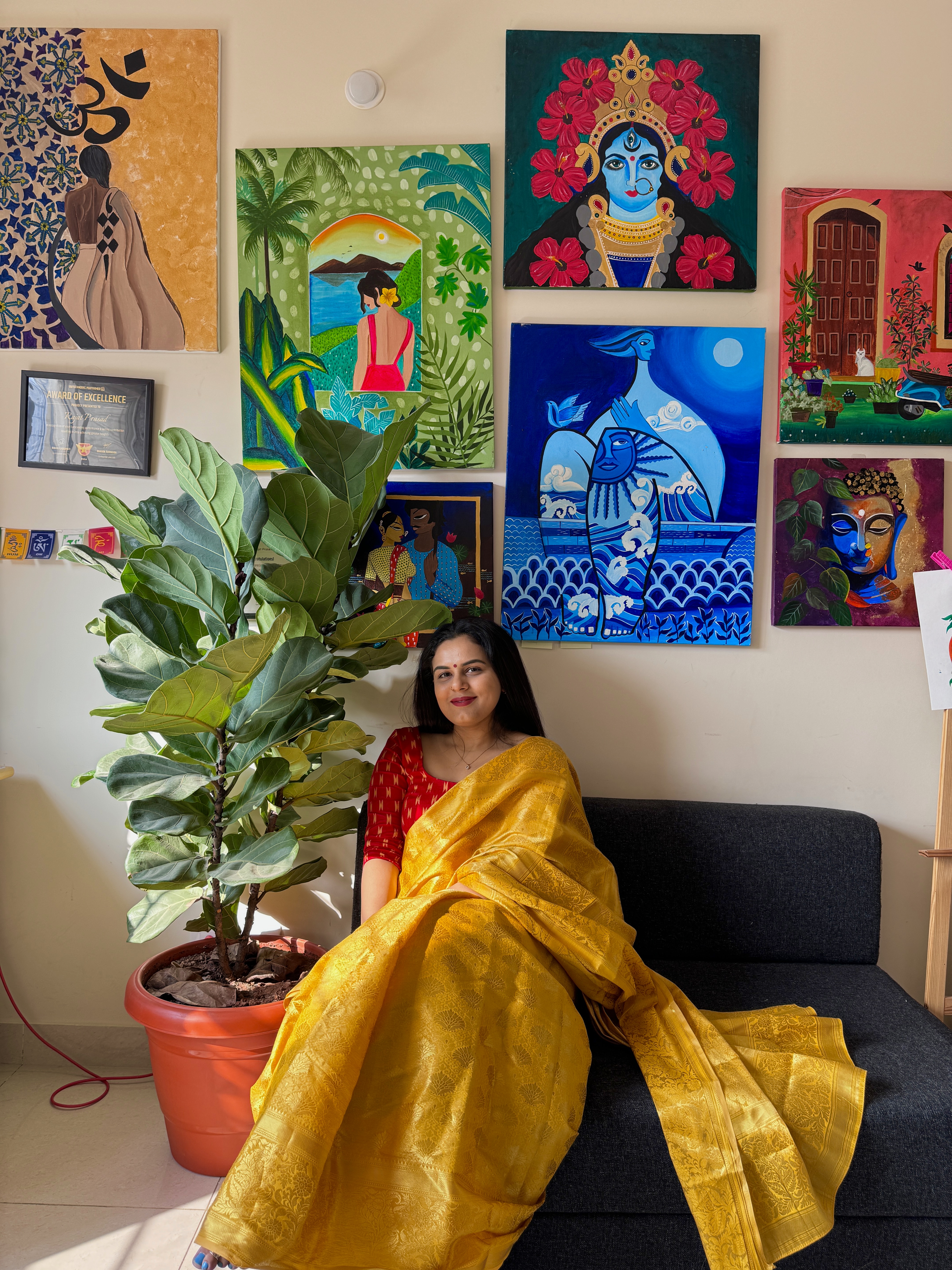 Rucha, artist behind Pink Chutney